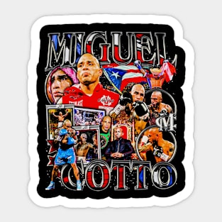 Miguel Cotto Vintage Bootleg Sticker